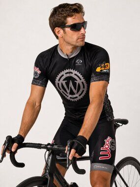 PRIMAL Cycling Kit Short Sleeve Jersey Shirt and Bib Shorts L/XL